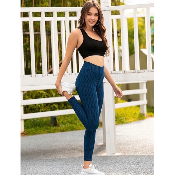 Textured Honeycomb Leggings - Picture 4 of 8